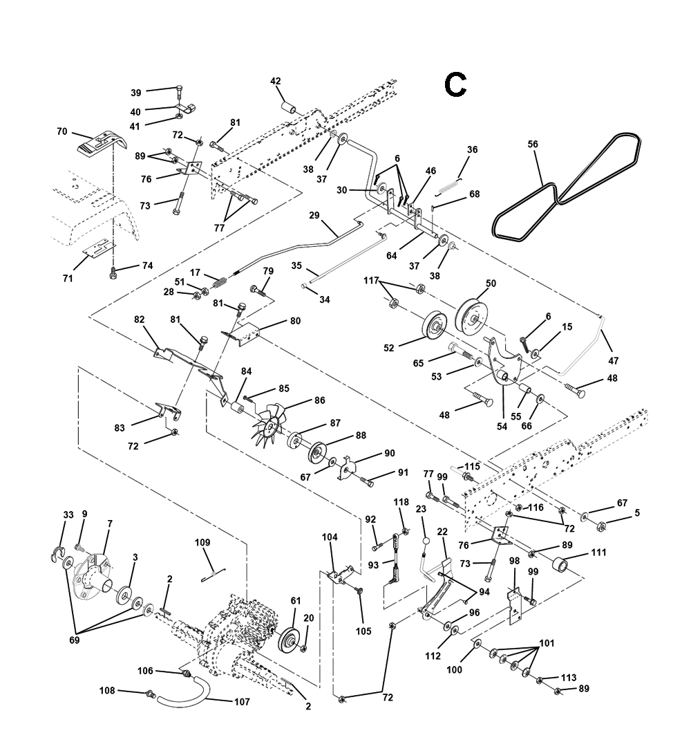 GTH-250-(954140104A)-Husqvarna-PB-2Break Down